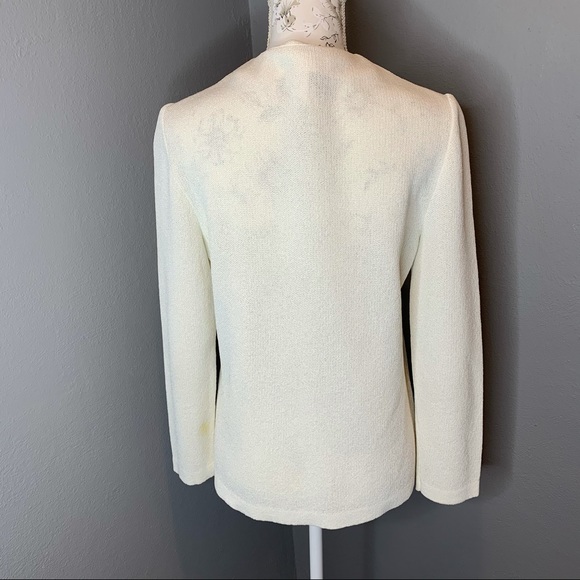 Vintage Castleberry Knit Cardigan Jewel Buttons 10 - Picture 3 of 6